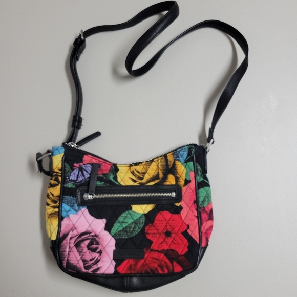 Vera Bradley Mini Vivian Crossbody  Havana Rose Shoulder Bag. - Picture 3 of 12